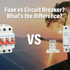A circuit breaker and fuses are shown, illustrating the difference between them. Do breakers have fuses? This image explores that question.