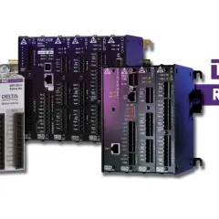 Delta Computer Systems RMC motion controllers, including RMC75E, MA2, RMC150E, and RMC100 models, are displayed.
