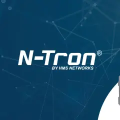 N-Tron industrial network switch, part of the N-TRON SERIES NT5006, with multiple Ethernet ports and status indicators.