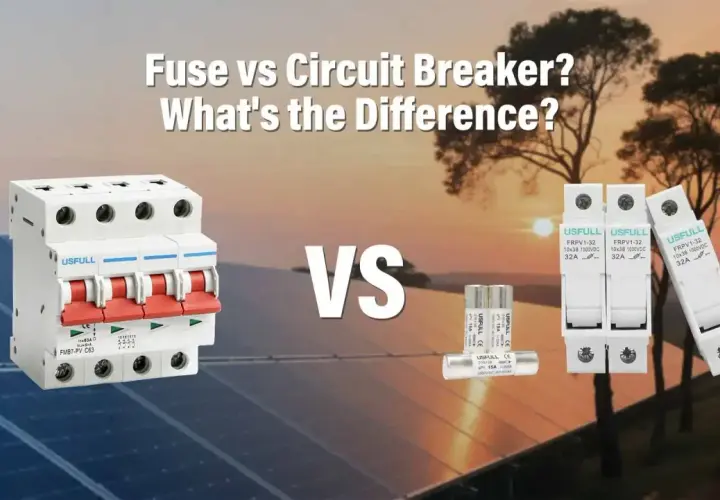 A circuit breaker and fuses are shown, illustrating the difference between them. Do breakers have fuses? This image explores that question.