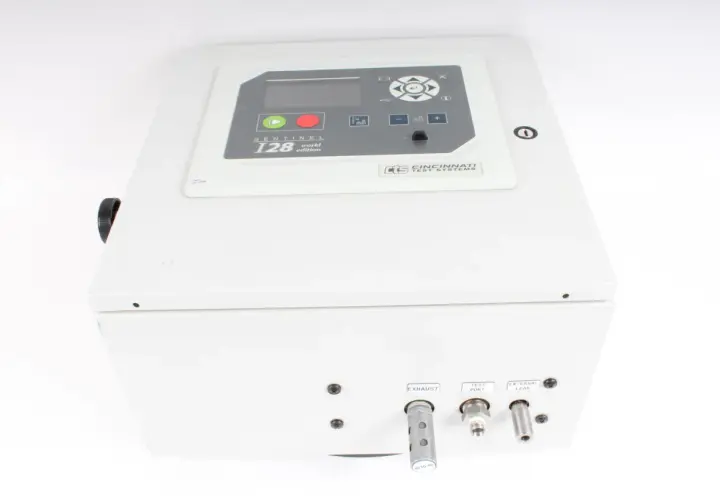 Cincinnati Test Systems Sentinel 128 World Edition unit with control panel and ports for testing.