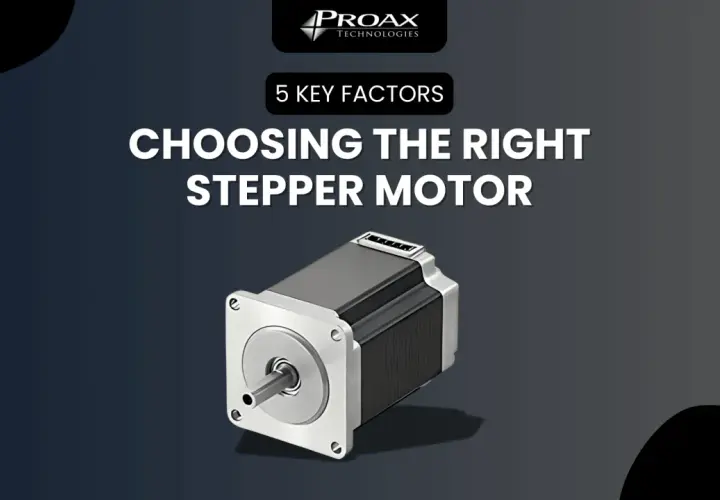 Choosing the right stepper motor involves understanding different stepper motor types. This image shows a typical stepper motor.