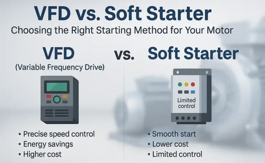Soft Starter vs VFD - Which Motor Control Do You Need?