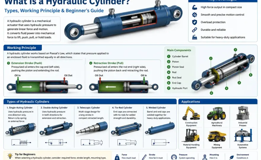 Cylinder Types Explained - Choose the Right Fluid Power Cylinder