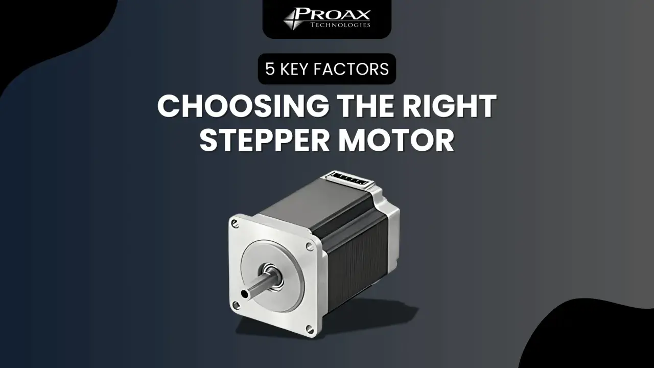Choosing the right stepper motor involves understanding different stepper motor types. This image shows a typical stepper motor.